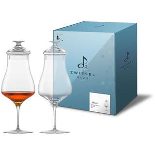 Zwiesel Glas Whisky Nosing Glas Alloro, in Handarbeit mundgeblasene Whiskygläser mit Deckel, ästhetische Tritan®-Kristallgläser für Whisky (Art.-Nr. 122090)