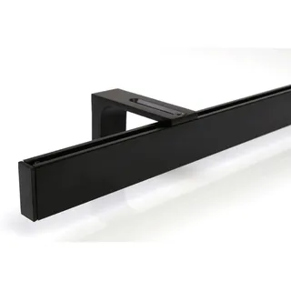 deco-raum Gardinenschiene 1-läufig Ø 0 mm 60 cm Schwarz