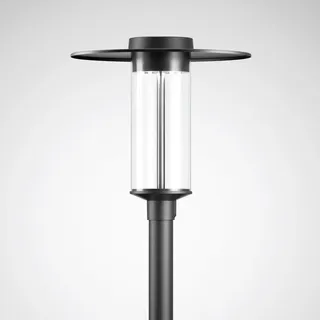 Trilux LED-Mastaufsatzleuchte Aluminium IP65 1000 lm grau