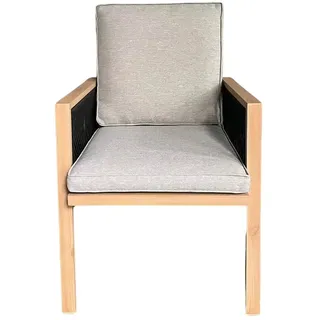 Greemotion Monaco Gartensessel 72 x 59 x 86 cm braun/beige wetterfest