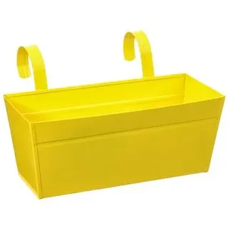 Dehner Zink-Blumenkasten, ca. B40/H16/T17 cm, Gelb