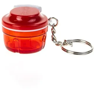 TUPPERWARE Schlüsselanhänger rot Turbo Chef Miniatur TurboChef Anhänger - S