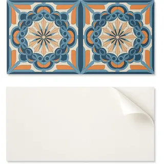 Selbstklebende Vinyl-wandpaneele 100x50 Cm Mandala-muster Mit Blumenmotiv