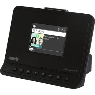 Telestar IMPERIAL DABMAN i410 BT, Internet, Analog & Digital, DAB+, FM, 7,62 cm (3"), USB Typ-A, Schwarz - Schwarz