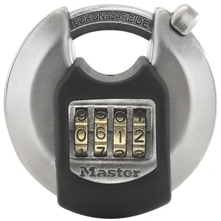 Master Lock P23615 Vorhängeschloss Silber, Schwarz