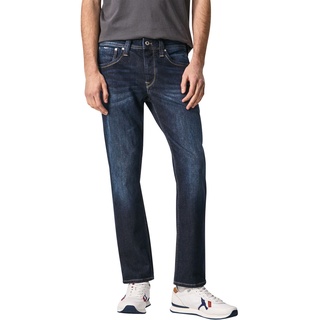 Pepe Jeans Herren Jeans CASH Regular Fit Blau Z45 Normaler Bund W 32 L 30