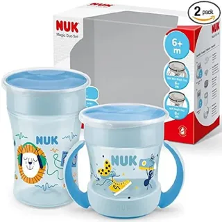 NUK Trinklernbecher Duo-Set 160 ml & 230 ml Blau