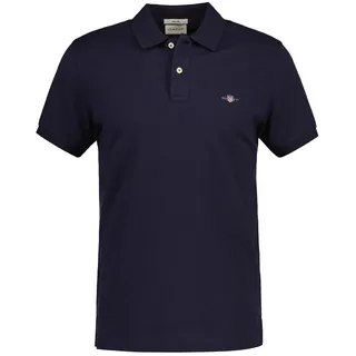 GANT Slim Shield Kurzarm-poloshirt Evening Blue XL