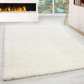 Ayyildiz Life Shaggy 1500 Hochflorteppich 120 x 170 cm creme