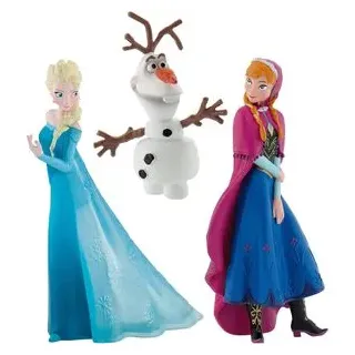 bullyworld gmbh Disney Frozen Spielfiguren Set Elsa, Anna und Olaf 19 cm