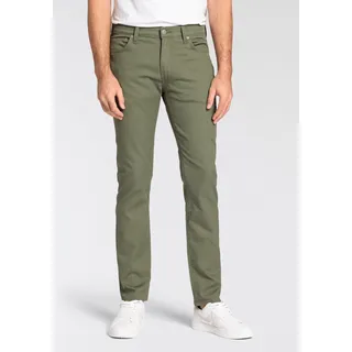 Slim-fit-Jeans LEVI'S "511 SLIM" Gr. 33, Länge 32, grün (four leave) Herren Jeans Slim Fit mit großem Logo-Badge