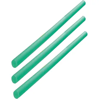 EXPLORER Poolnudel Schwimmnudel 160x7 cm aus PU-Schaum (3 Stück, Grün)
