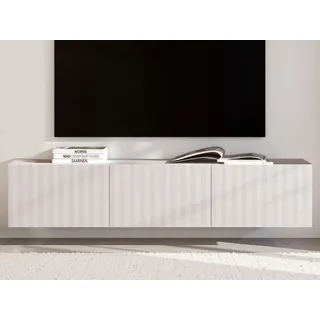 Home Affaire Antibes TV-Lowboard 192 cm Weiß Metall/MDF/Holzwerkstoff