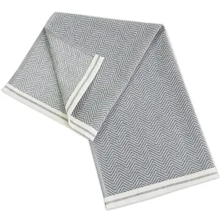 framsohn Geschirrtücher Modern Kitchen 'Fischgrät' 50 x 70 cm Grau