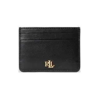 Portemonnaie aus echtem Leder mit 4 Kartenfächern, Black, 1