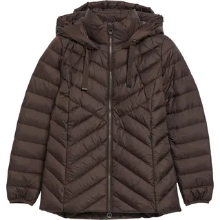 s.Oliver Leichte Steppjacke mit Kapuze Braun 3XL