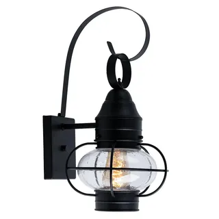 Elstead Lighting Laterne Aluminium Glas 27,3x22,9x44,8 cm 1x E27 schwarz