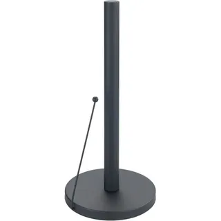 Küchenrollenhalter Clayton Schwarz, pulverbeschichtetes Metall, Schwarz, pulverbeschichtetes Metall schwarz - schwarz - Wenko