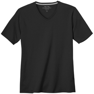 Redmond V-Shirt Übergrößen V-Neck Basic T-Shirt schwarz Redmond schwarz 6XL
