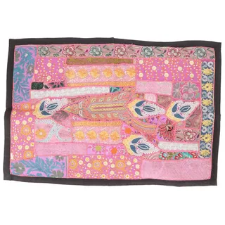 Guru-Shop Wandteppich Orientalischer Tischläufer, Wandbehang,.., Höhe: 95 mm bunt 65 cm x 95 cm x 95 mm