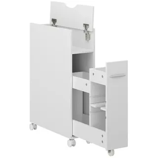 Vicco Toilettenschrank Niva Weiß, 18 x 71.3 cm