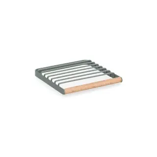 Zeller Topfuntersetzer, Metall/Buche 27445 , Farbe: salbei