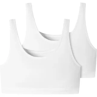 SCHIESSER 95/5 Bustier 2er-Pack Weiß 40