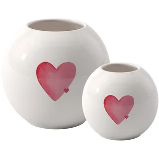 Villeroy & Boch Vasen-Set With Love 2-teilig Weiß 2 cm