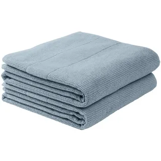 SCHIESSER Turin Handtuchset 2-tlg. blau