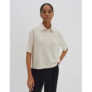 Someday Poloshirt KIOLETTE Loose aus ECOVEROTM Viskose Mix Natural Glaze, 40