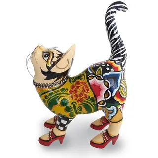 Toms Company Deko-Figur Kitty 10 x 21 cm Stein, Marmor, Granit Bunt
