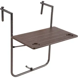 Garden Pleasure Tabora Klapptisch 60 x 60 x 73-83,5 cm Braun