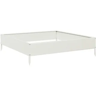 vidaXL Hochbeet 100 x 100 x 26 cm Weiß