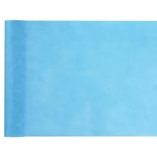 Tischläufer türkis bau Vlies 25 m x 30 cm