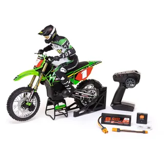 Losi Promoto MX, Motorrad, 1/4 Promoto-mx Pro Circuit 2s RTR Brushless Rc-motorrad - Green