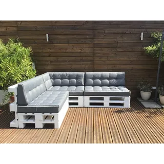 Mayaadi Home Auflagekissen Palettenkissen Palettenauflage Sitzkissen Sofa Euro Paletten Polster blau 120 cm x 15 cm x 80 cm