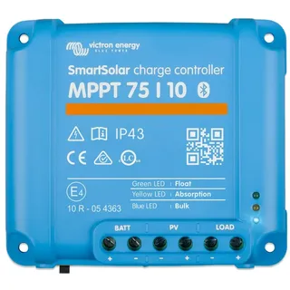 Victron Energy SmartSolar MPPT 75V 10 Amp 12/24-Volt Solar Laderegler (Bluetooth)