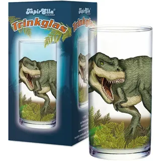 Trinkglas Tapirella Dinosaurier T-Rex In Bunt