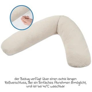 Theraline Stillkissen 180 cm Beige