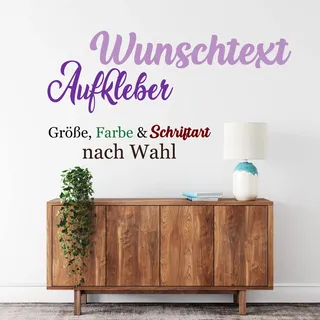 Wunschtext selber gestalten | dein eigenes Wandtattoo | Name Datum Zitat Spruch Sprüche Text Jetzt designen
