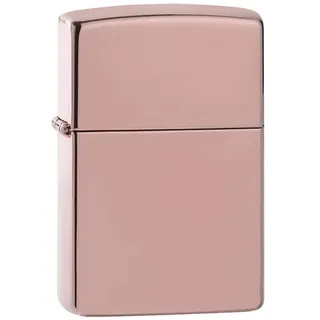 Zippo Sturmfeuerzeug - High Polish Rose Gold, Base Model - Nachfüllbar - Wiederverwendbar - Windfestes Design - Geschenkbox - Made in USA