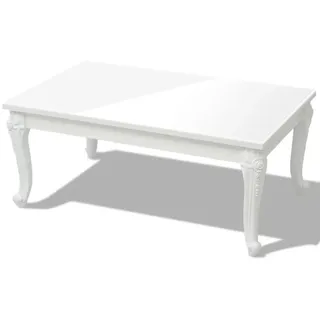 vidaXL Couchtisch Weiß MDF 100 x 60 x 42 cm
