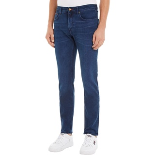 Tommy Hilfiger Herren Jeans Core Straight Denton Stretch, Blau (Bridger Indigo), 31W / 36L
