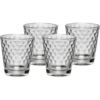 WMF Tumbler Set 4-teilig, Transparent, Glas, Coffee Time, 100 mm, 4 Stück(e) - Transparent