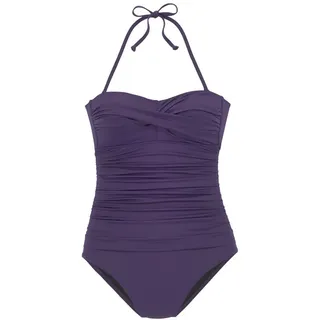 LASCANA Badeanzug Damen Lila 46 Cup C