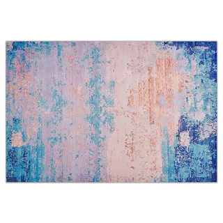 Beliani Beliani, Teppich blau 160 x 230 cm Kurzflor Inegol