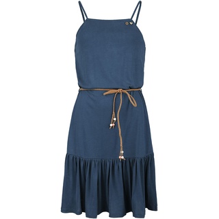 Ragwear Kleid knielang - THIME - XS bis XL - für Damen - Größe M - blau - M