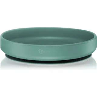 Petite&Mars Take&Match Silicone Plate Teller mit Saugnapf Misty Green 6 m+ 1 St.