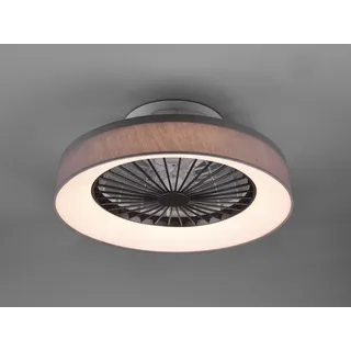 Trio Farsund 47 cm Deckenventilator grau mit Licht inkl. Fernbedienung