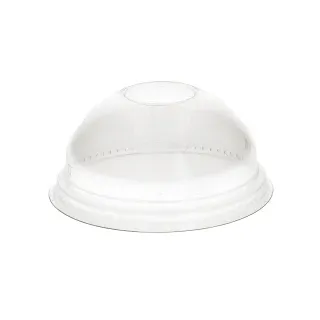 Verive Domdeckel für Clear Cups ohne Loch, rPET, Ø 95 mm 80550089 , 1 Karton = 16 Packungen à 50 Stück